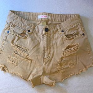 Yellow Size 5 Shorts